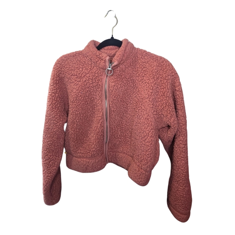 Hollister Women's Teddy Jacket - Dusty Rose